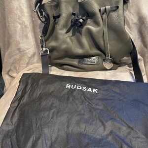 Rudsak Olive Green Leather Shoulder Bag
